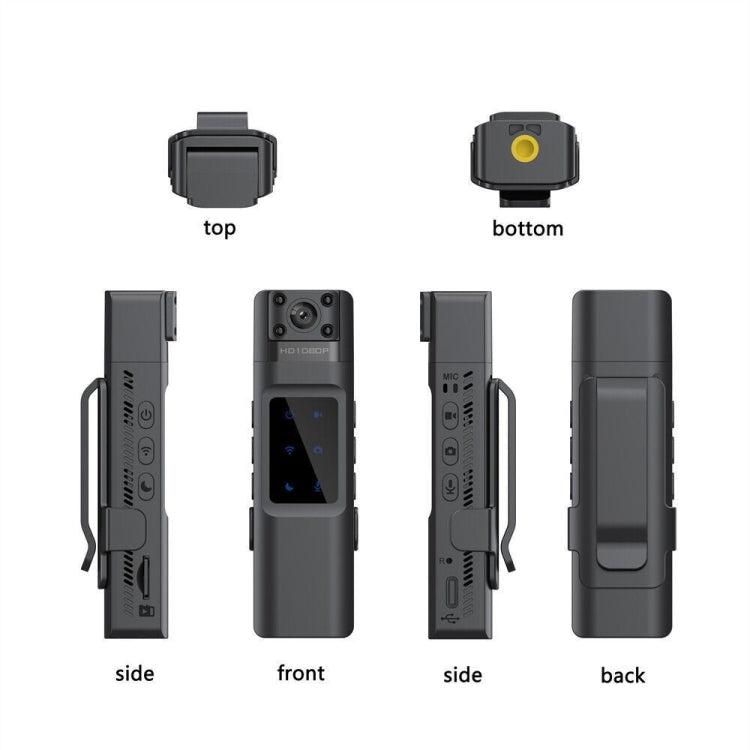 WIFI HD Night Vision Chest-Worn Work Recorder Cycling Camera, Model: L13+16G TF Card - Video Cameras by buy2fix | Online Shopping UK | buy2fix