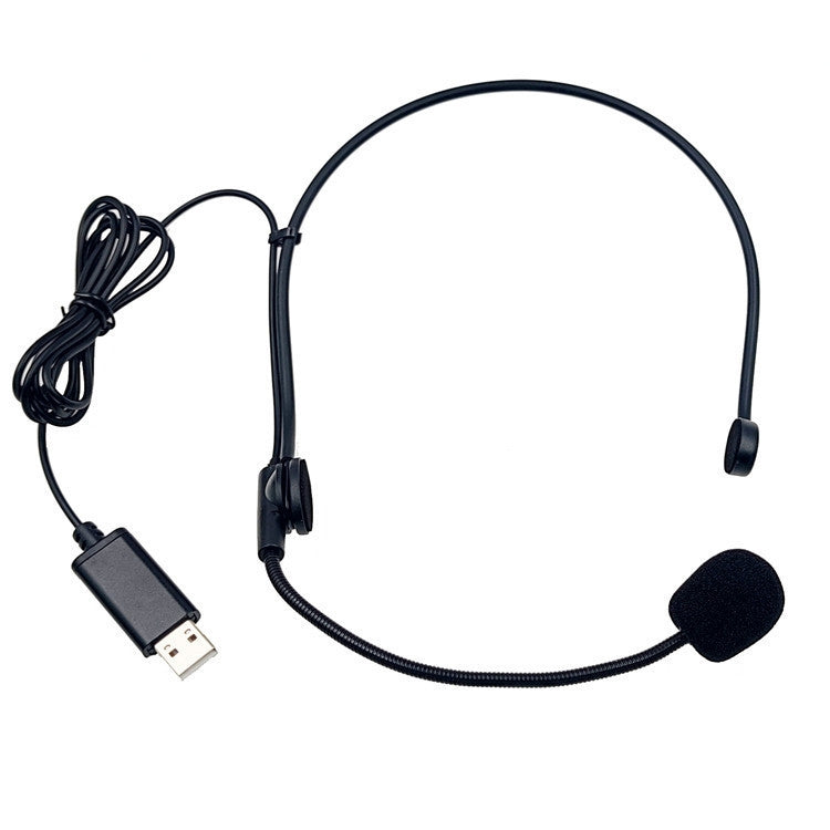 Online  Class Talk Game Voice USB Headset Microphone(1m) - Microphone by buy2fix | Online Shopping UK | buy2fix