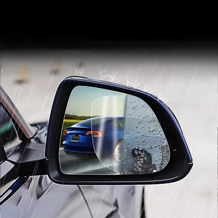 For Tesla Model Y Car Side Window Rearview Mirror Rainproof Film Nano Anti-fog Sticker - Auto Film by buy2fix | Online Shopping UK | buy2fix