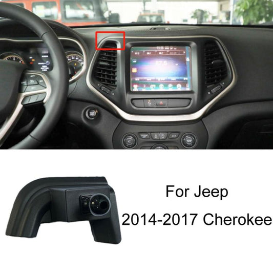 For Jeep Car Special Mobile Phone Navigation Bracket Base, Model: 14-17 Cherokee - Special Car Holders by buy2fix | Online Shopping UK | buy2fix