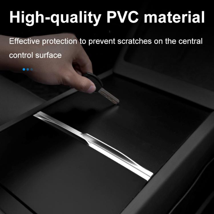 For Tesla Model 3 Renewed Center Console Panel Protection Sticker, Color: Frosted Black - Car Interior Mouldings by buy2fix | Online Shopping UK | buy2fix