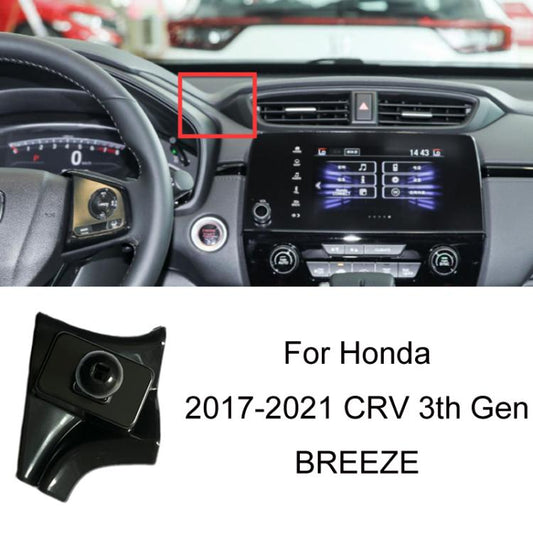 For Honda Car-Mounted Mobile Phone Navigation Holder Base, Model: 17-21 CRV 3th Generation/BREEZE - Special Car Holders by buy2fix | Online Shopping UK | buy2fix