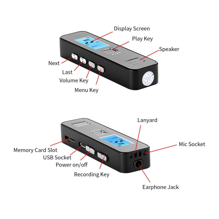 SK007 Portable Audio Digital HD Sound Lossless Voice Recorder - Recording Pen by buy2fix | Online Shopping UK | buy2fix