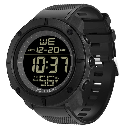 TANK North Edge Men Fashion Professional Military Army Outdoor Sport Waterproof Running Swimming Smart Digital Watch(Black) - Sport Watches by NORTH EDGE | Online Shopping UK | buy2fix