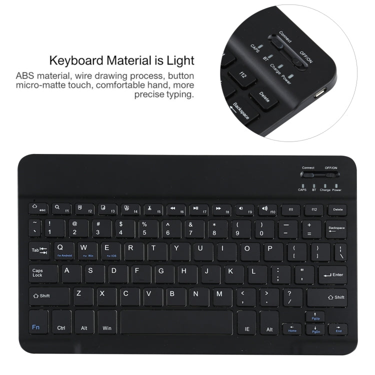 AM13 2 in 1 Removable Bluetooth Keyboard + Protective Leather Tablet Case with Holder for Lenovo Tab P11 Pro (TB-XJ706F)(Black) - Lenovo Keyboard by buy2fix | Online Shopping UK | buy2fix