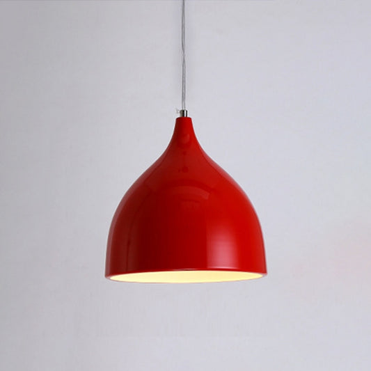 Restaurant Chandelier Simple Modern Single-head Dining Table Lamp Fashion Aisle Living Room Bar (Red) - Celling Lights & Chandeliers by YWXLight | Online Shopping UK | buy2fix