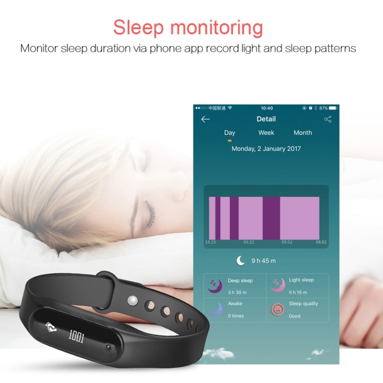 CHIGU C6 0.69 inch OLED Display Bluetooth Smart Bracelet, Support Heart Rate Monitor / Pedometer / Calls Remind / Sleep Monitor / Sedentary Reminder / Alarm / Anti-lost, Compatible with Android and iOS Phones (Orange) - Smart Wear by buy2fix | Online Shopping UK | buy2fix