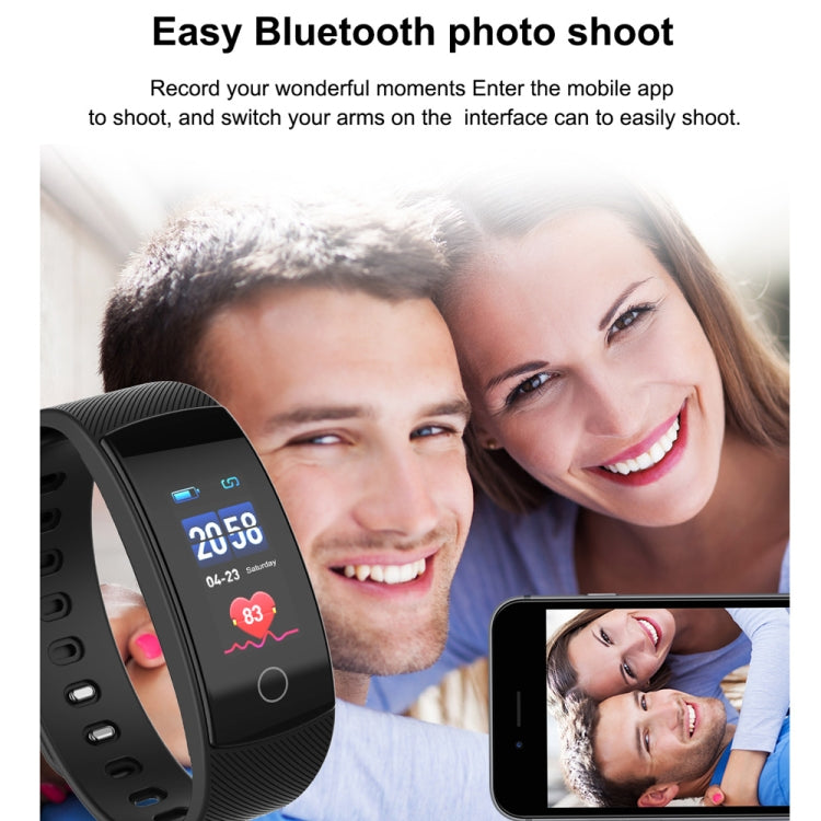 QS80 Plus 0.96 inches TFT Color Screen Smart Bracelet IP67 Waterproof, Support Call Reminder /Heart Rate Monitoring /Sleep Monitoring /Blood Pressure Monitoring /Sedentary Reminder (Blue) - Smart Wear by buy2fix | Online Shopping UK | buy2fix