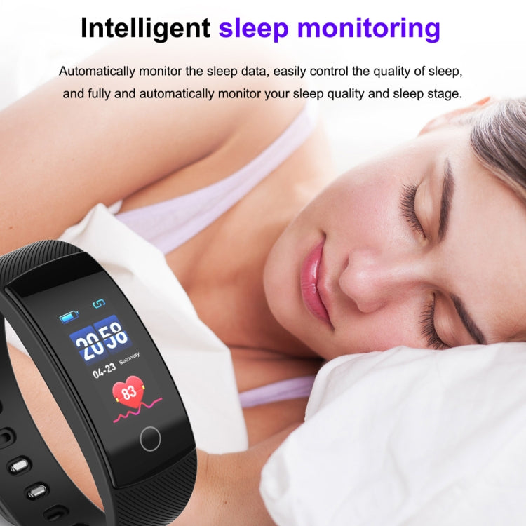 QS80 Plus 0.96 inches TFT Color Screen Smart Bracelet IP67 Waterproof, Support Call Reminder /Heart Rate Monitoring /Sleep Monitoring /Blood Pressure Monitoring /Sedentary Reminder (Blue) - Smart Wear by buy2fix | Online Shopping UK | buy2fix