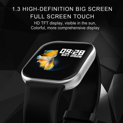 X16 1.3 inch TFT Color Screen IP67 Waterproof Bluetooth Smartwatch, Support Call Reminder/ Heart Rate Monitoring /Blood Pressure Monitoring/ Sleep Monitoring(Black) - Smart Wear by buy2fix | Online Shopping UK | buy2fix