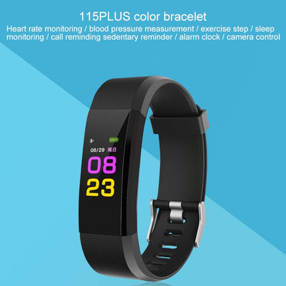 115Plus 0.96 inches OLED Color Screen Smart Bracelet,Support Call Reminder /Heart Rate Monitoring /Blood Pressure Monitoring /Sleep Monitoring /Sedentary Remind(Green) - Smart Wear by buy2fix | Online Shopping UK | buy2fix