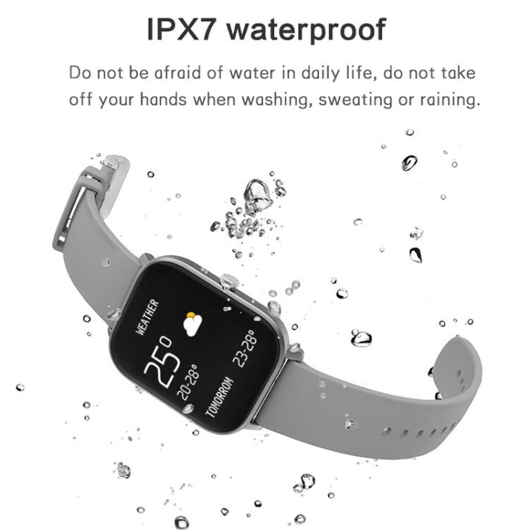 LOKMAT P8 1.4 inch Screen Waterproof Health Smart Watch, Pedometer / Sleep / Heart Rate Monitor (Black) - Smart Wear by Lokmat | Online Shopping UK | buy2fix