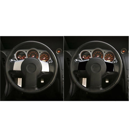 For Nissan 350Z 2003-2009 2pcs Car Steering Wheel Button Frame Type B Decorative Stickers, Left and Right Drive Universal - In Car by buy2fix | Online Shopping UK | buy2fix