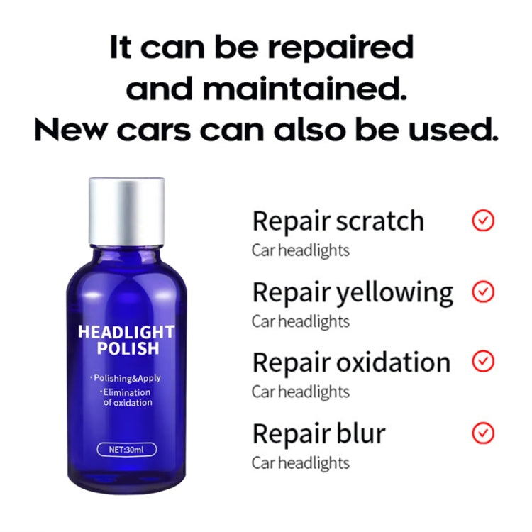 Car Headlight Scratch Yellowing Repair Fluid Set, Capacity: 10ml - In Car by buy2fix | Online Shopping UK | buy2fix