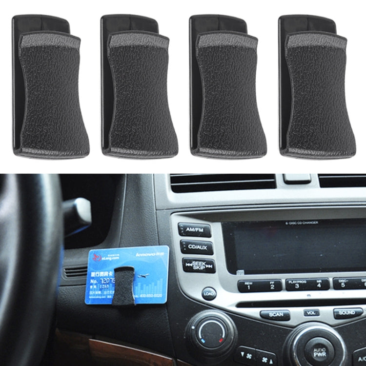 2 Pair Adhesive Car Mini Hook Card Holder - Auto Fastener & Clips by buy2fix | Online Shopping UK | buy2fix