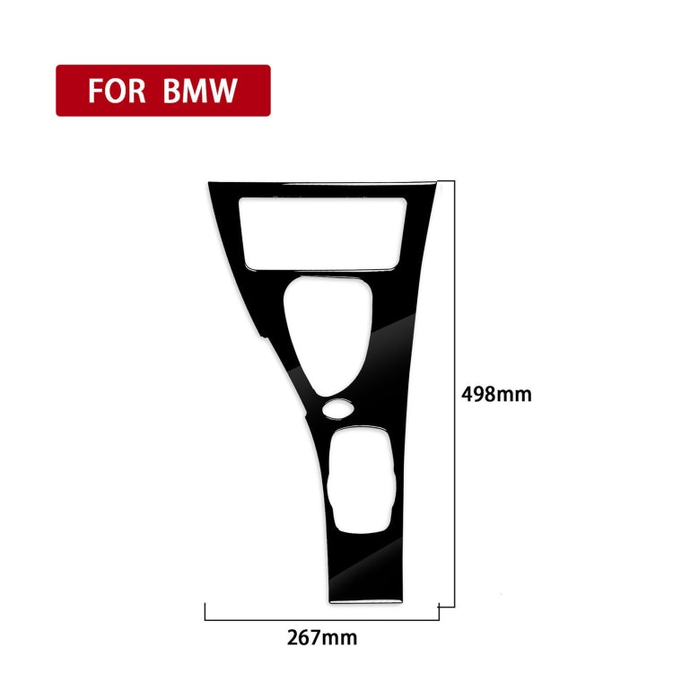 Car Left Drive Gear Panel Decorative Sticker for BMW M3 07-13 E92(Black) - In Car by buy2fix | Online Shopping UK | buy2fix