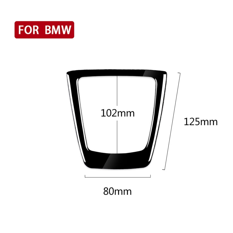 Car Gear Panel Decorative Sticker for BMW Z4 2009-2015, Left and Right Drive Universal(Black) - In Car by buy2fix | Online Shopping UK | buy2fix