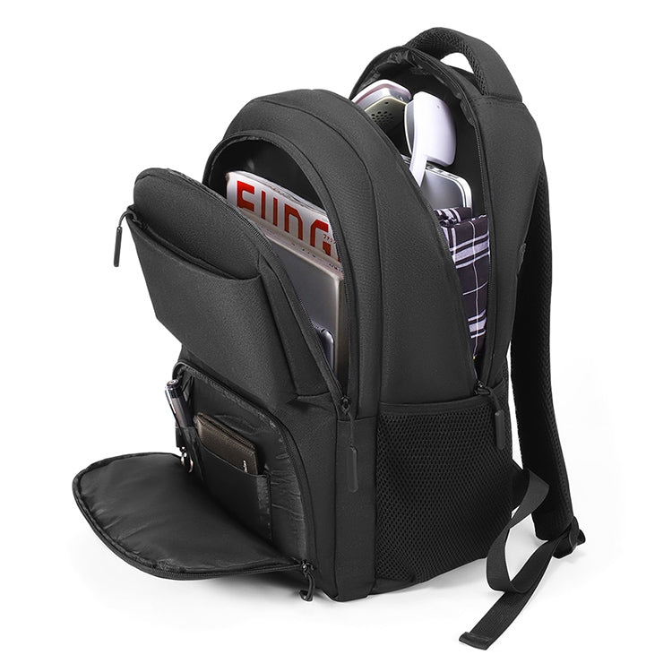 cxs-615 Multifunctional Oxford Laptop Bag Backpack (Black) - Backpack by buy2fix | Online Shopping UK | buy2fix