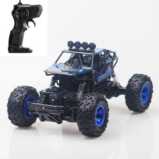 HD6026 1:16 Large Alloy Climbing Car Mountain Bigfoot Cross-country Four-wheel Drive Remote Control Car Toy, Size: 28cm(Blue) - RC Cars by buy2fix | Online Shopping UK | buy2fix