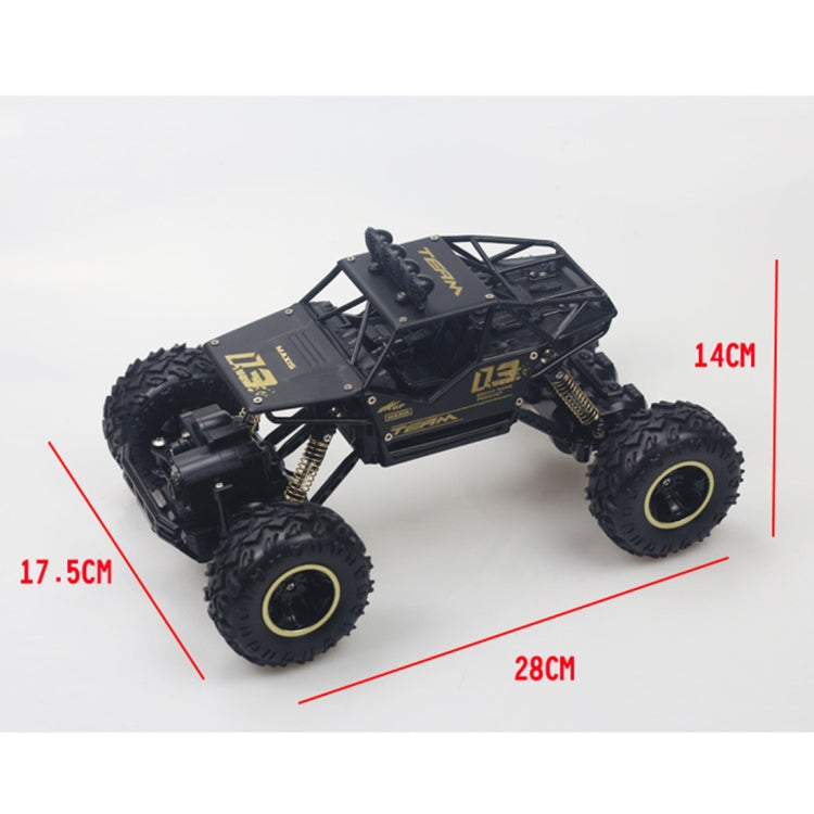 HD6026 1:16 Large Alloy Climbing Car Mountain Bigfoot Cross-country Four-wheel Drive Remote Control Car Toy, Size: 28cm(Blue) - RC Cars by buy2fix | Online Shopping UK | buy2fix