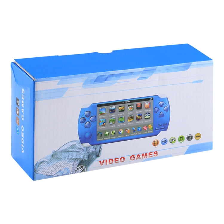 X6 4.3 inch Screen Retro Portable Game Console with 3MP Camera, Built-in 10000 Games, Supports E-book / Recording / Music Playing / Video Playing(Blue) - Pocket Console by buy2fix | Online Shopping UK | buy2fix