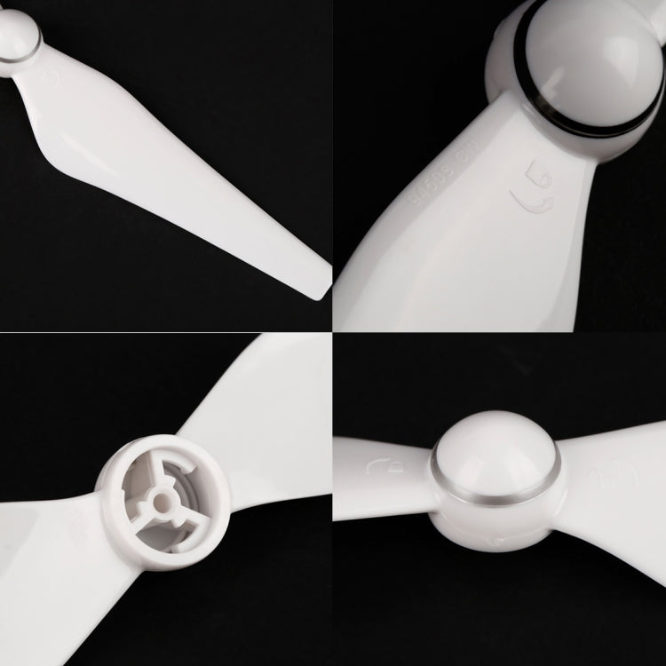 Sunnylife 2 Pairs 9450 Props CW / CCW Propellers for DJI Phantom 4(White) - For DJI Phantom Series by Sunnylife | Online Shopping UK | buy2fix