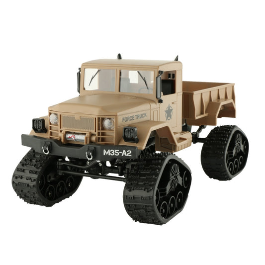 HD001B Four Wheel Drive Off-Road Climbing Load WIFI Control Real Walking Time Transmission Truck for Kids with LED Lights(Khaki) - RC Cars by buy2fix | Online Shopping UK | buy2fix