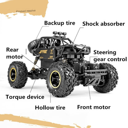 HD6241 1:16 Mountain-climbing Bigfoot Four-wheel Children Remote-controlled Off-road Vehicle Toy(Black) - RC Cars by buy2fix | Online Shopping UK | buy2fix