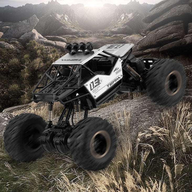 HD6141 1:16 Mountain-climbing Four-wheel Children Remote-controlled Off-road Vehicle Toy(Silver) - RC Cars by buy2fix | Online Shopping UK | buy2fix