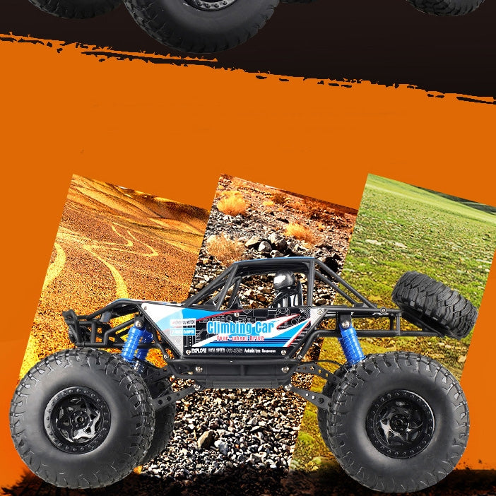 2837 1:10 Large High Speed Four-wheel Climbing Vehicle Model Bigfoot Monster Off-road Remote Control Racing Toy(Blue) - RC Cars by buy2fix | Online Shopping UK | buy2fix
