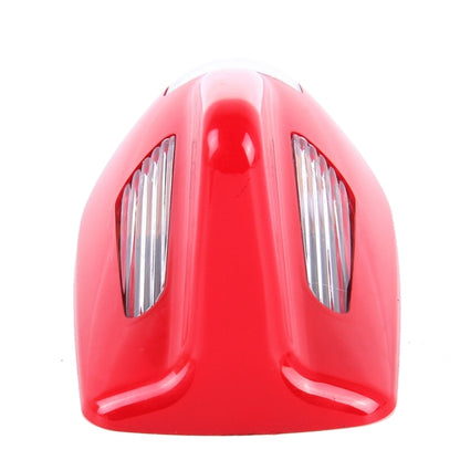 Solar Colorful Light Anti Collision Shark Fin Car Taillight LED Flash Warning Light Caution Light(Red) - Warning Lights by buy2fix | Online Shopping UK | buy2fix