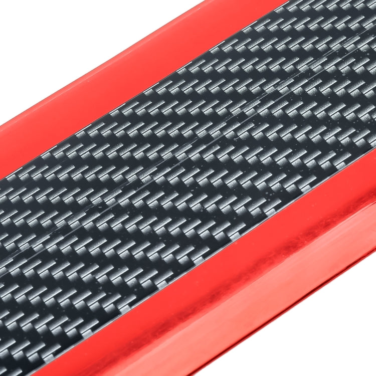 Universal Electroplate Carbon Fibre Car Door Threshold Decoration Strip Decorative Sticker, Size : 3CM x 2M (Red) - Decorative Strip by buy2fix | Online Shopping UK | buy2fix