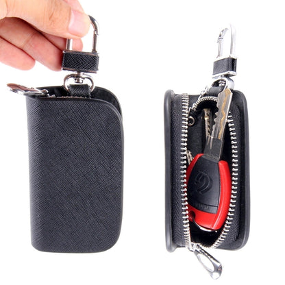 Universal Leather Denim Texture Waist Hanging Zipper Wallets Key Holder Bag (No Include Key)(Black) - Car Key Cases by buy2fix | Online Shopping UK | buy2fix