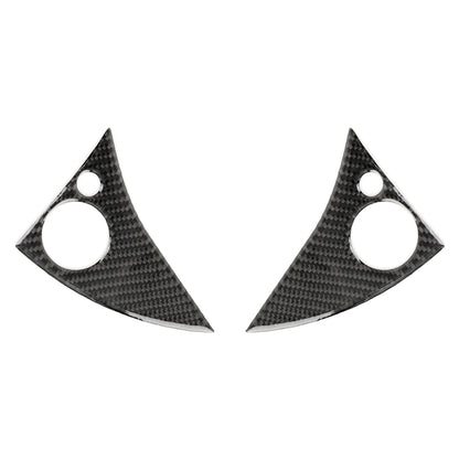 2 PCS Car Steering Wheel Button Carbon Fiber Decorative Sticker for Mercedes-Benz W204 - Car Interior Mouldings by buy2fix | Online Shopping UK | buy2fix