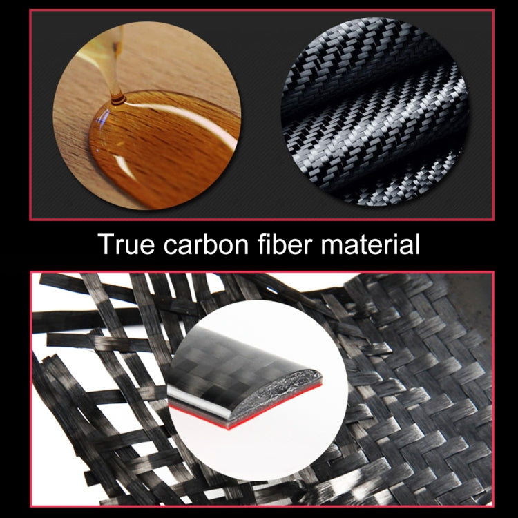 2 PCS Car Passenger Seat Storage Box Handle Carbon Fiber Decorative Sticker for Mercedes-Benz W204 - Car Interior Mouldings by buy2fix | Online Shopping UK | buy2fix