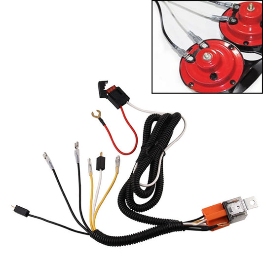 12V Horn Wiring Harness Relay Kit for Car Truck Grille Mount Blast Tone Horns - In Car by buy2fix | Online Shopping UK | buy2fix