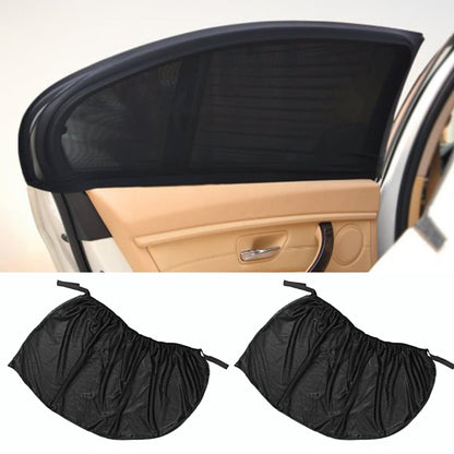 2 PCS Car Shade Block Car Sun Block Window Gauze Shading Net Side Blocking Cover Sun Net Sandbags Side Window Sunshade Cover, Size: 92*54cm - Sound & Heat Insulation Cotton by buy2fix | Online Shopping UK | buy2fix