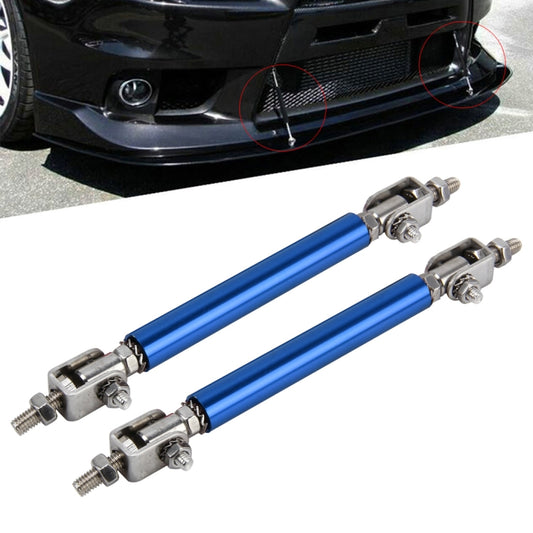 2 PCS Car Modification Large Surrounded By The Rod Telescopic Lever Front and Rear Bars Fixed Front Lip Back Shovel Adjustable Small Rod, Length: 15cm(Blue) - In Car by buy2fix | Online Shopping UK | buy2fix