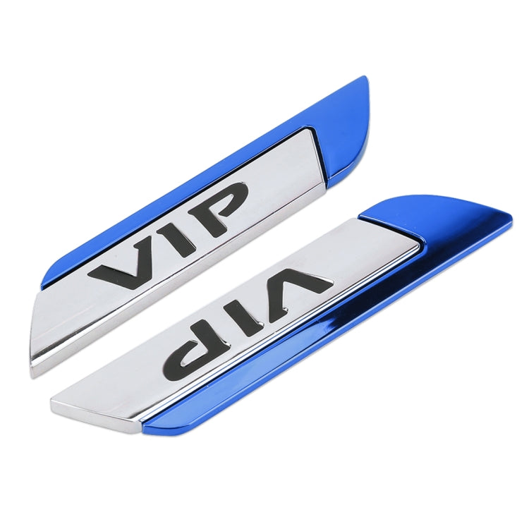 2 PCS Car-Styling Sticker VIP Random Decorative Sticker (Blue) - Decorative Sticker by buy2fix | Online Shopping UK | buy2fix