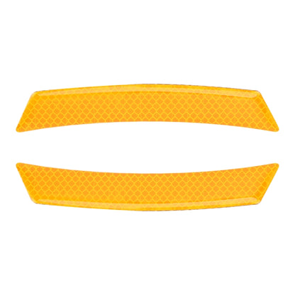 2 PCS Car-Styling Wheel Eyebrow Decorative Sticker Decorative Strip (Yellow) - Decorative Sticker by buy2fix | Online Shopping UK | buy2fix