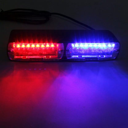 DC 12V 4.2W 16LEDs Crystal Lamp Beads Car Windshield Warning Lamp 18 Flash Patterns(Adjustable) - Warning Lights by buy2fix | Online Shopping UK | buy2fix