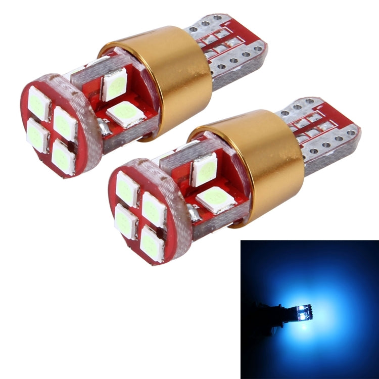 2 PCS T10 3W Constant Current Car Clearance Light with 12 SMD-3030 Lamps, DC 9-18V(Ice Blue Light) - Clearance Lights by buy2fix | Online Shopping UK | buy2fix