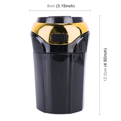 2 in 1 Universal Car Detachable Electronic Cigarette Lighter + Trash Rubbish Bin Ashtray(Gold) - Ashtrays by buy2fix | Online Shopping UK | buy2fix