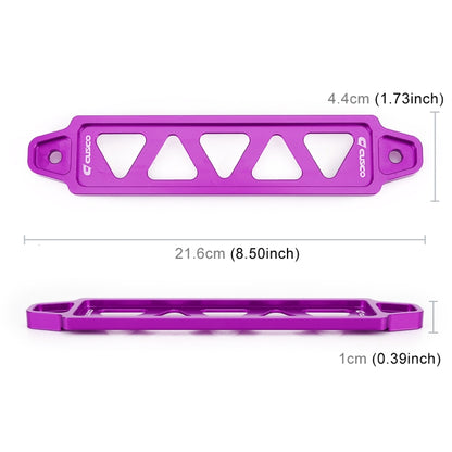 Universal Car Long Stainless Steel Battery Tie Down Clamp Bracket, Size: 21.6 x 4.4 x 1cm (Purple) - In Car by buy2fix | Online Shopping UK | buy2fix