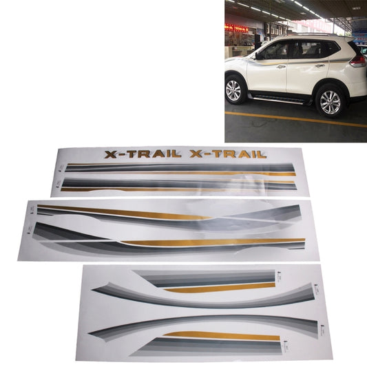 3 PCS SUV Body Decorative Strip Brand Car Streamline Shining Sticker For Honda CRV Nissarl X-Trail/Qashqai/Murano series - Decorative Sticker by buy2fix | Online Shopping UK | buy2fix