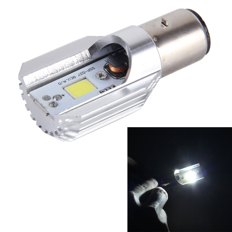 BA20D 5W 400lm 6000K COB LEDs Motorcycle Headlight Lamp, DC 9-80V(White Light) - Headlights by buy2fix | Online Shopping UK | buy2fix