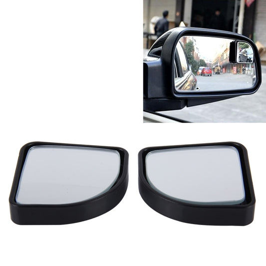 3R-015 2 PCS Car Blind Spot Rear View Wide Angle Mirror, Diameter: 5cm(Black) - Convex Mirror & Accessories by 3R | Online Shopping UK | buy2fix