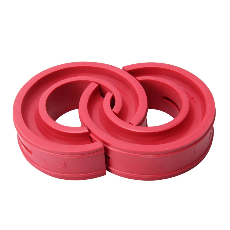 2 PCS Car Auto E Type Shock Absorber Spring Bumper Power Cushion Buffer, Spring Spacing: 17mm, Colloid Height: 38mm(Red) - In Car by buy2fix | Online Shopping UK | buy2fix