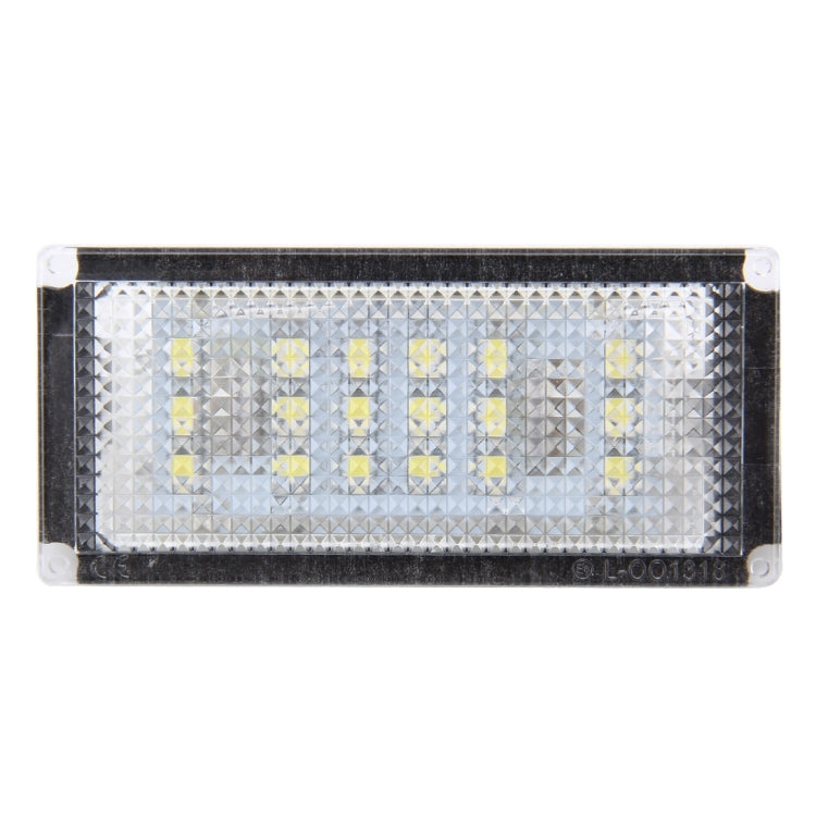 2 PCS License Plate Light with 18  SMD-3528 Lamps for BMW E46 2D M3,2004-2006,2W 120LM,6000K, DC12V (White Light) - License Plate Lights by buy2fix | Online Shopping UK | buy2fix