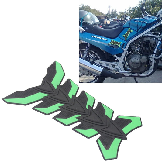 Motorcycle Rubber Oil Box Cover 3D Fish Bone Decorative Sticker(Random Color Delivery) - Others by buy2fix | Online Shopping UK | buy2fix